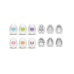Набір мастурбаторів яєць Tenga EGG Variety pack 6 штук із різними рельєфами в лотку